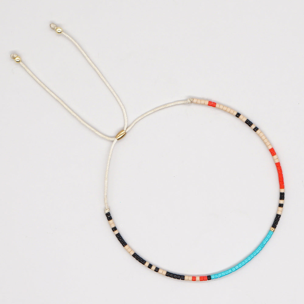 Wholesale Colorful Beads Glass Bracelet